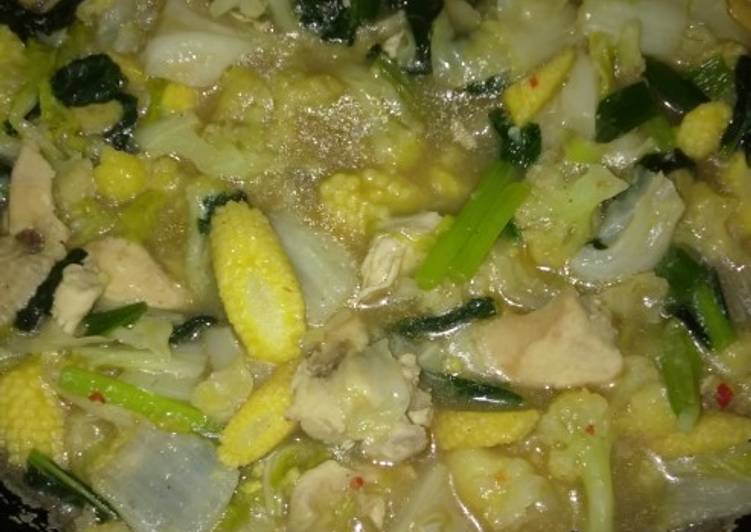 Capcay ayam endeeuss😄