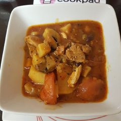 A picture of My Tomato Peppered Chicken Beans Casserole.🙄.
