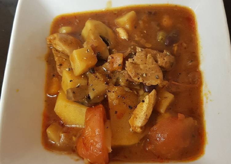 My Tomato Peppered Chicken Beans Casserole.π