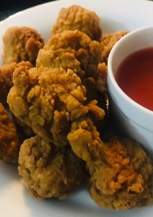 A picture of Chicken Popcorn.