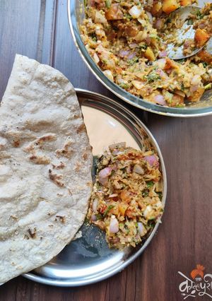 A picture of Baingan Bharta | Baingan bharta recipe in a village style.