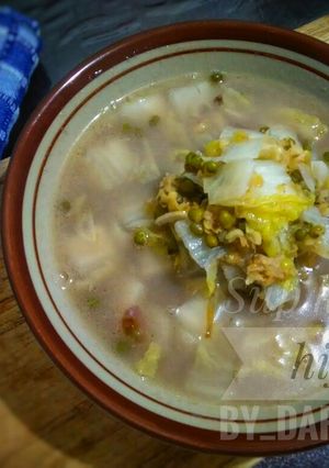 Foto resep Sup kacang hijau, sawi putih(asi booster) #BikinRamadhanBerkesan