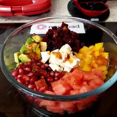 A picture of My Fruity mixed Salad 😘.