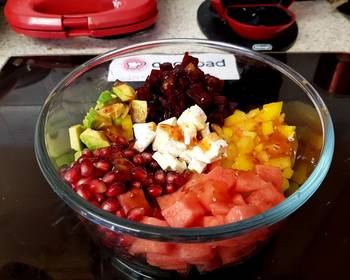 Fresh, Make Recipe My Fruity mixed Salad  Restaurant Style