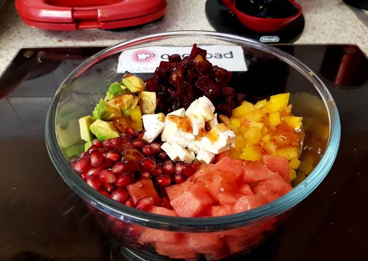 Step-by-Step Guide to Prepare Homemade My Fruity mixed Salad 😘