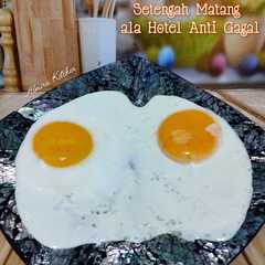 A picture of Telor Mata Sapi Setengah Matang ala Hotel anti gagal 👩🏻‍🍳.