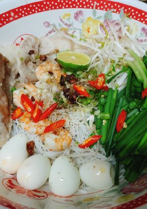 Hình của món Hủ tiếu thịt heo.