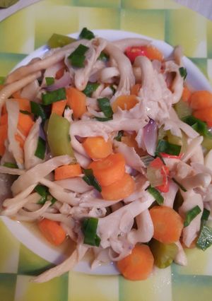 Foto resep Tumis Jamur Tiram Wortel
