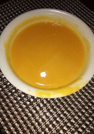 A picture of Butternut soup.