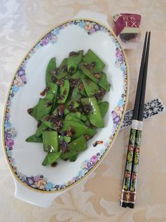 Zuckererbsen (Schoten) in Teriyakisauce Rezepthauptbild