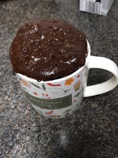Una foto de Mug cake (bizcocho en taza)
