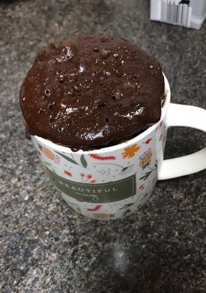Una foto de Mug cake (bizcocho en taza)