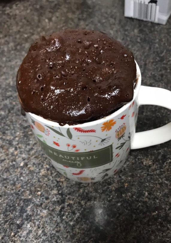 Una foto de Mug cake (bizcocho en taza)