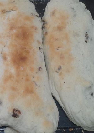 Una foto de Pan casero con chicharrón