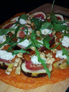 Una foto de Pizza con base de boniato (sin gluten)
