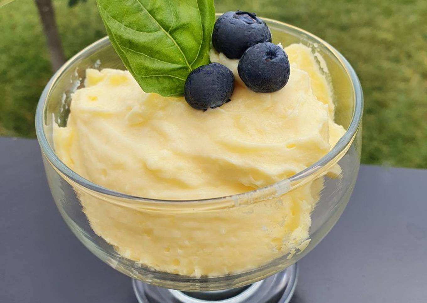 Crema de limón helada 🍋