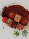 Brochetas de atún