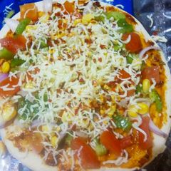 A picture of Veggies pizza.