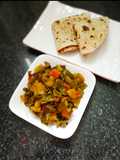 Potato-Broad Beans Sabzi (Aloo sim ki sabji)