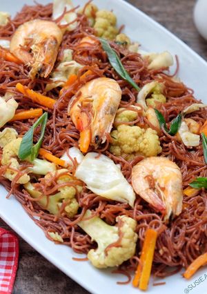 Foto resep Bihun goreng udang