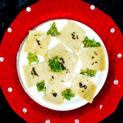 A picture of Poha Dhokla.
