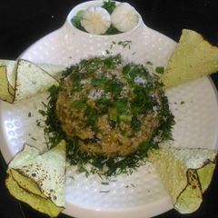 A picture of Lilava,Green Moong Dal khichdi.
