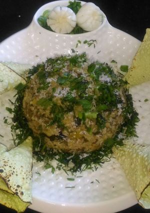 A picture of Lilava,Green Moong Dal khichdi.