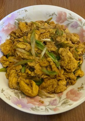 蔥燒雞蛋 的食譜成品照片