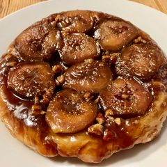 A picture of Fig and Pecan Tarte Tatin #MyCookbook.