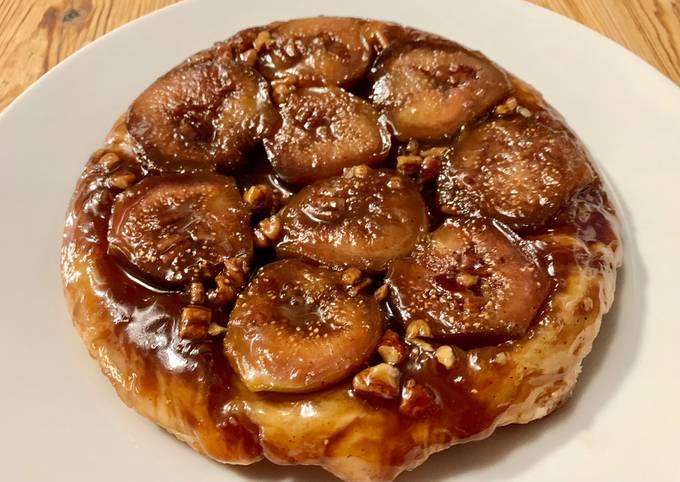 Fig and Pecan Tarte Tatin #MyCookbook