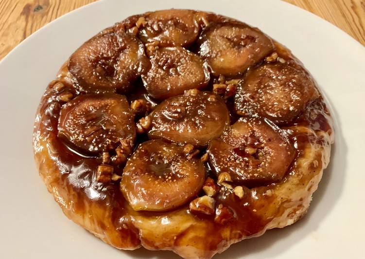 Steps to Make Speedy Fig and Pecan Tarte Tatin #MyCookbook