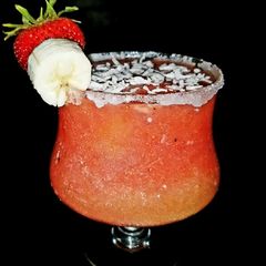 A picture of Mike's Tropical Adult Caribbean Smoothie.