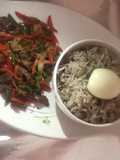 Garau garau&Steak stir fry
