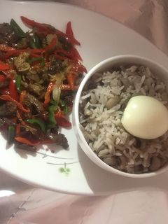 A picture of Garau garau&Steak stir fry.