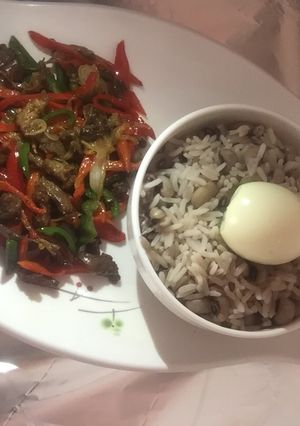 A picture of Garau garau&Steak stir fry.