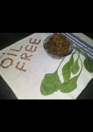 A picture of Saagwala rajma.