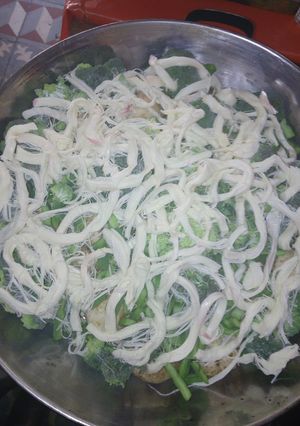 Una foto de Estofado de Champiñones con brócoli al horno a la Mario, s