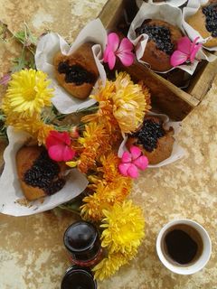 صورة لوصفة كب كيك من دون بيض ولا حليب