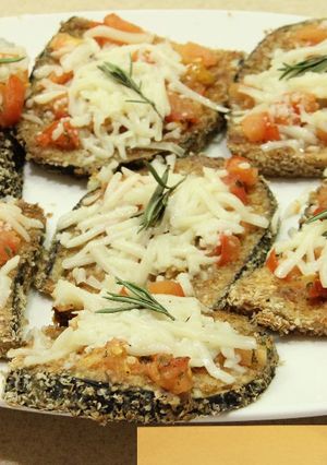 Una foto de Milanesas de Berenjena