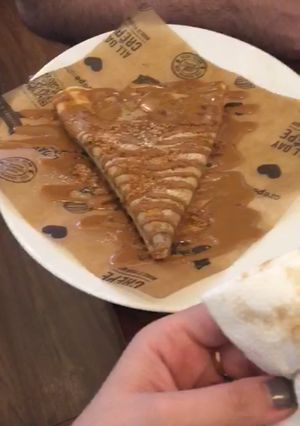 صورة لوصفة طريقه تحضير الكريب 🥞