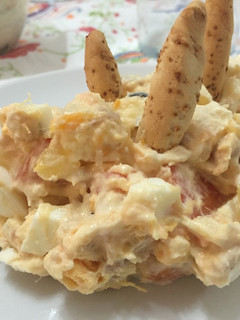 Una foto de Ensaladilla con boniato y patata