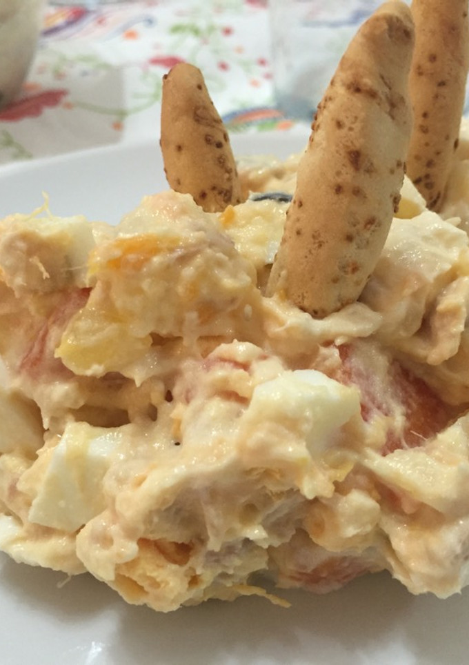 Una foto de Ensaladilla con boniato y patata