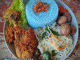 Nasi Uduk Bunga Telang