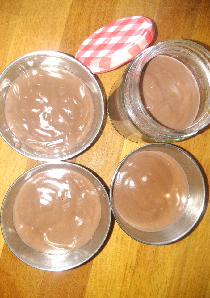 Una foto de Natillas de chocolate Veganas