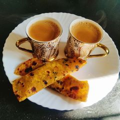 A picture of Holy Basil leaves Tea ☕ (Tulsi masala Chai).