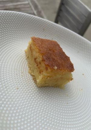 Une photo de Basboussa aux amandes