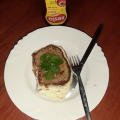 A picture of French foldover omelette.
