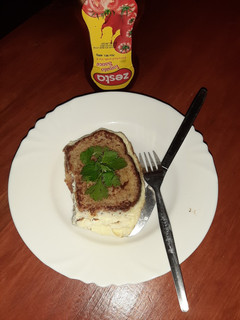 A picture of French foldover omelette.