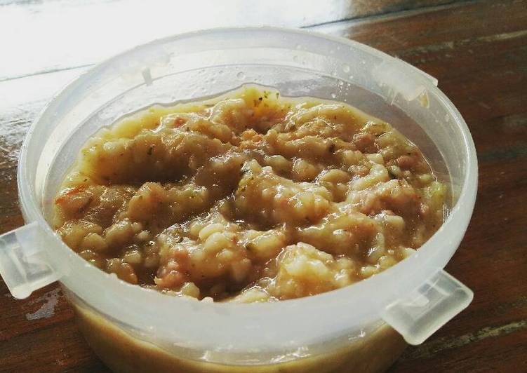 Cara Gampang Menyiapkan Mpasi 11m+: Beef potato macaroni cream soup, Bisa Manjain Lidah
