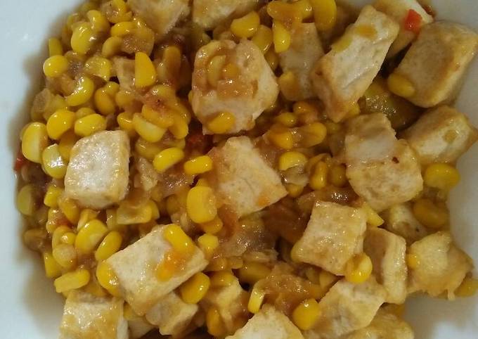Resep Jagung Manis with Tahu Anti Gagal